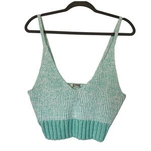 Free People Here All‎ Day Brami Tank Top Large Mermaidcore Dainty Boho Festival
